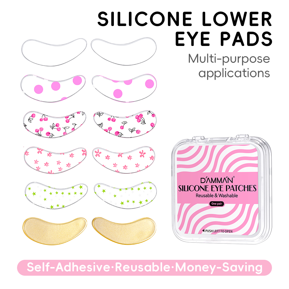 Eyelash Extension Adhesive - DAMMAN 1/5 Pair Silicone Eye Patches