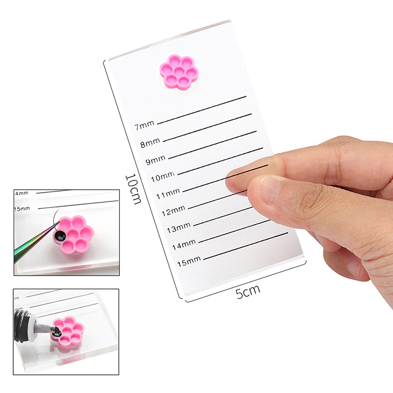 Eyelash Extension Menu - Eyelash Extension Board With Flower Glue