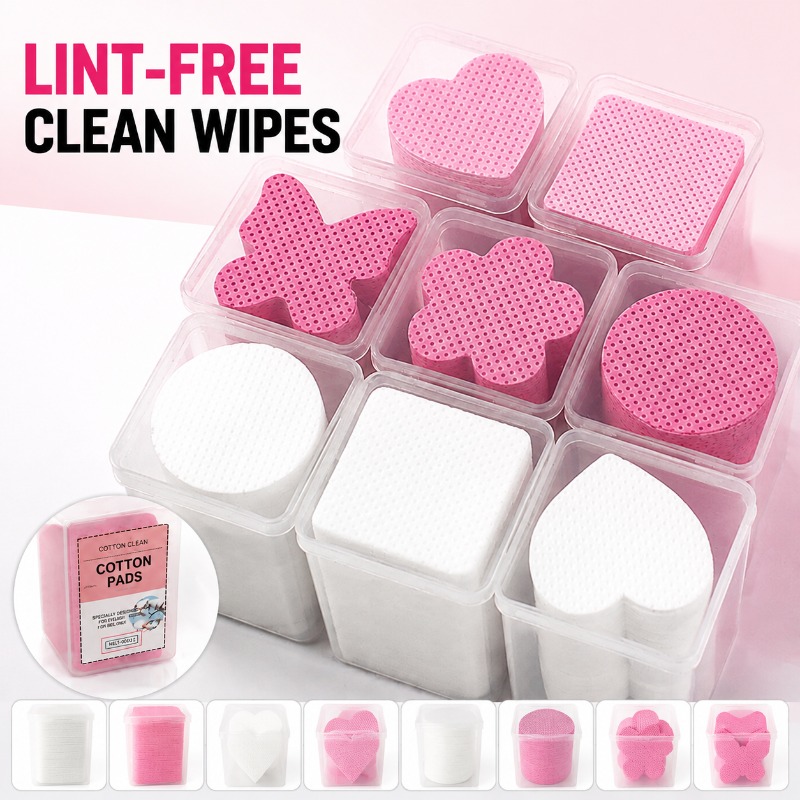 Eyelash Extension Glue Remover - 200Pcs Eyelash Glue Cleanup Wipes Nonwoven