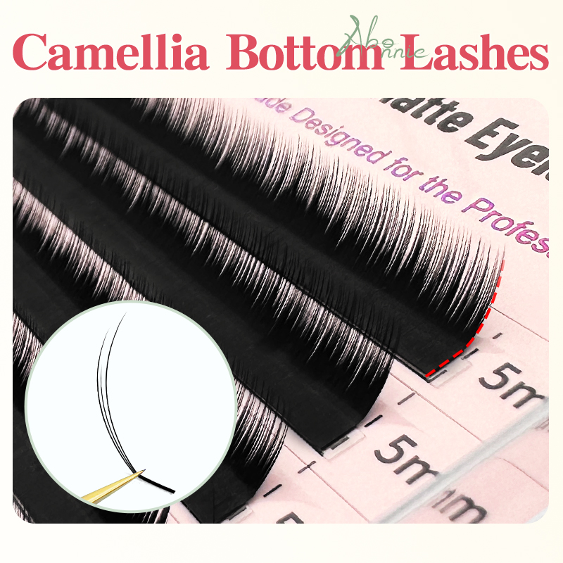 Eyelash Extensions Classic - Abonnie LJ Pre-Bundled Bottom Eyelashes 5-7mm