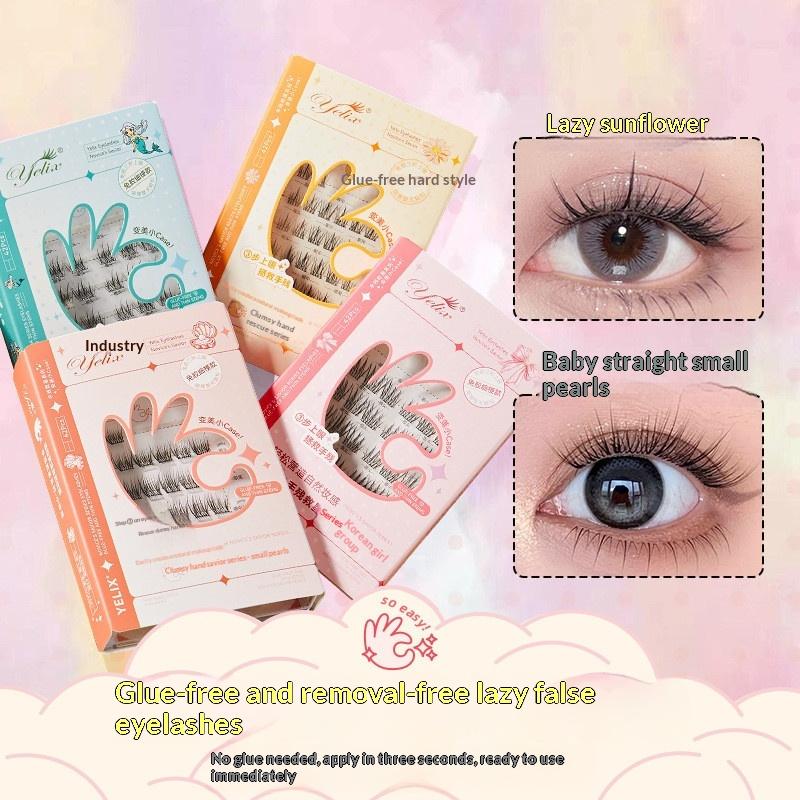 Eyelash Extension Adhesive - 7 Rows Self-Adhesive Eyelashes No Glue
