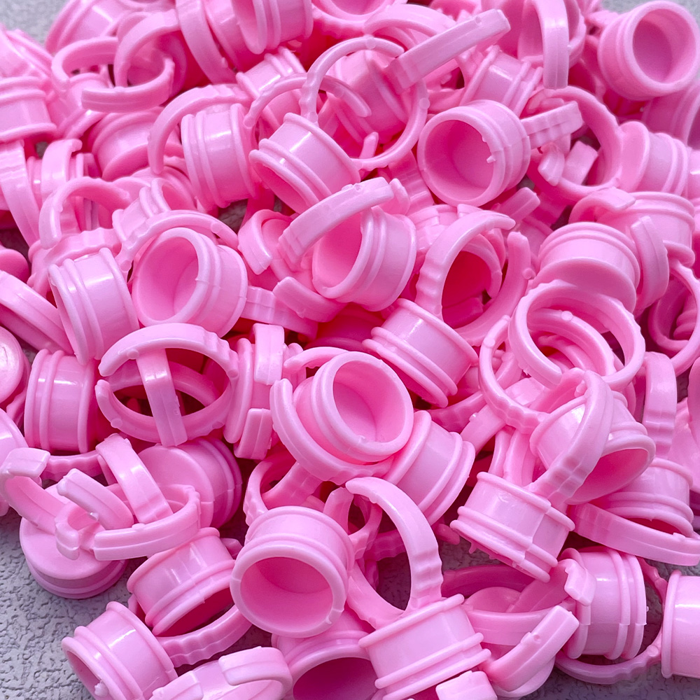 100Pcs Disposable Glue Ring Cu - đánh giá và giá Eyelash Extension Adhesive
