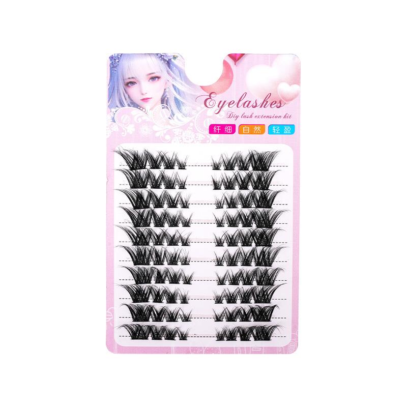 80 Single Clusters Skew Flying - đánh giá và giá Eyelash Extension Hybrid