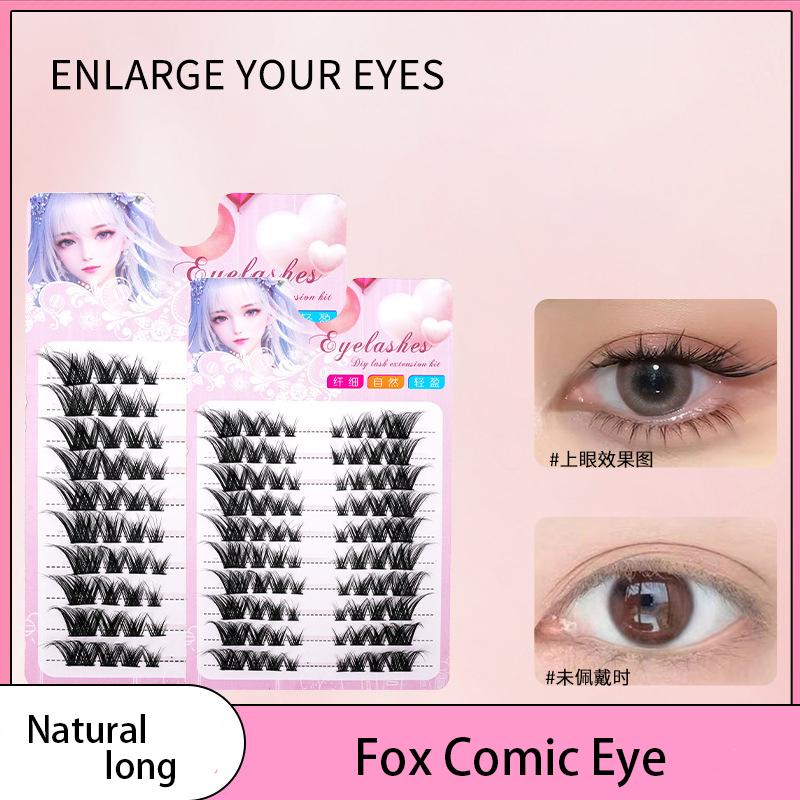 80 Single Clusters Skew Flying - đánh giá và giá Eyelash Extension Hybrid
