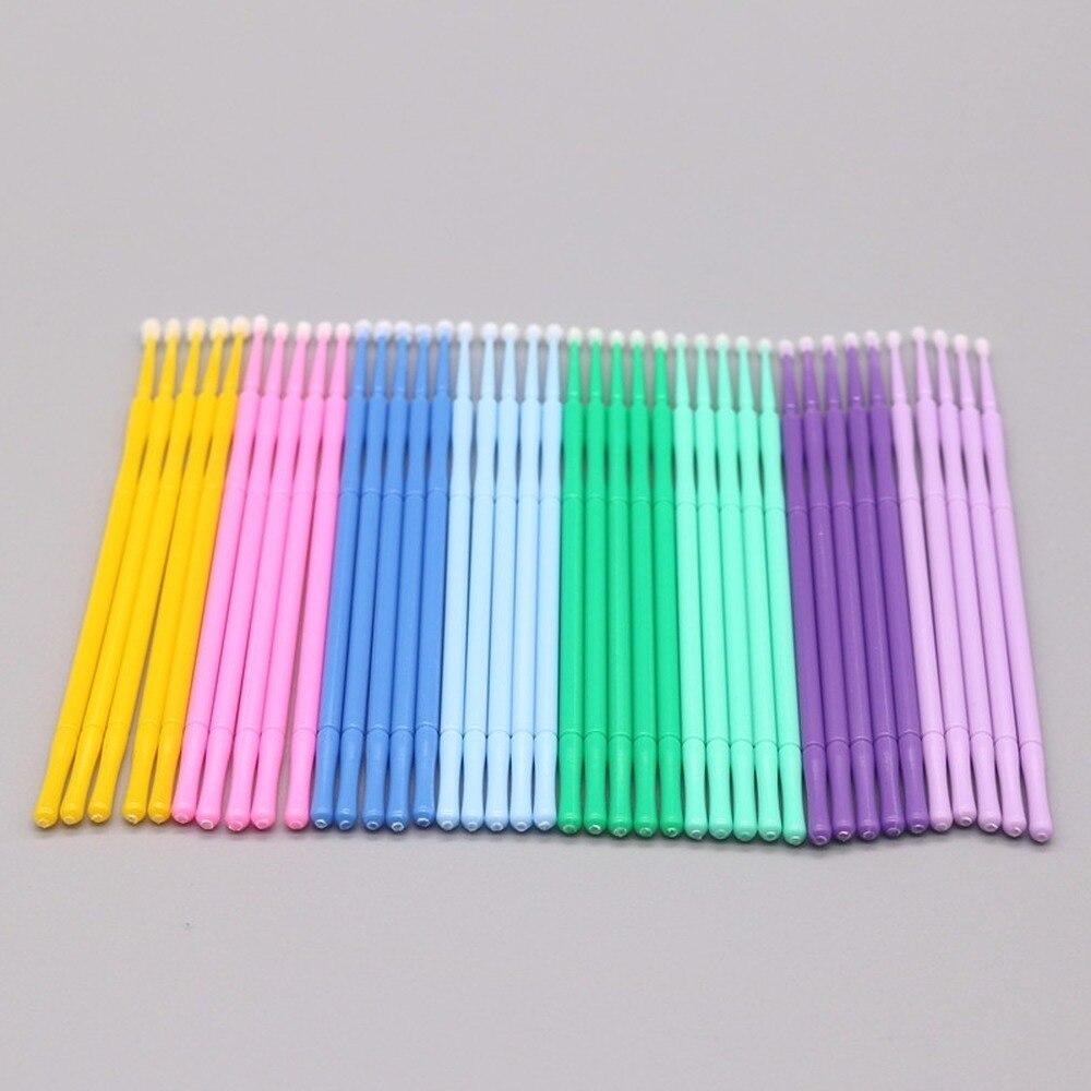 100pcs/lot Micro Brushes Make  - đánh giá và giá Eyelash Extension Adhesive