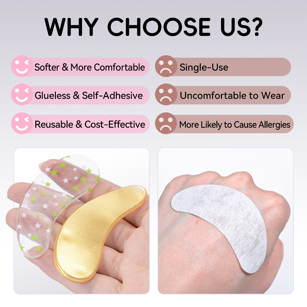 DAMMAN 1/5 Pair Silicone Eye P - đánh giá và giá Eyelash Extension Adhesive