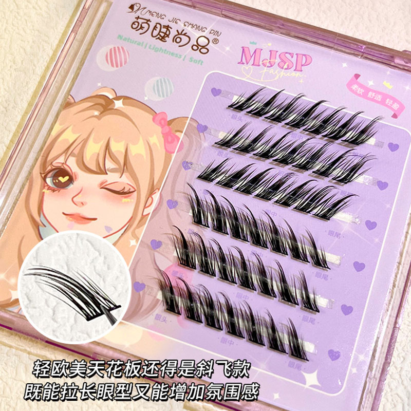 New Style Skew Flying Fox Fals - đánh giá và giá Eyelash Extension Hybrid