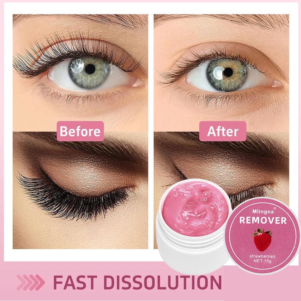 Eyelash Glue Remover CreamTran - đánh giá và giá Eyelash Extension Adhesive