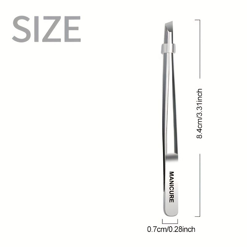 Stainless Steel Slant Tweezers - đánh giá và giá Lash Extension Tweezers