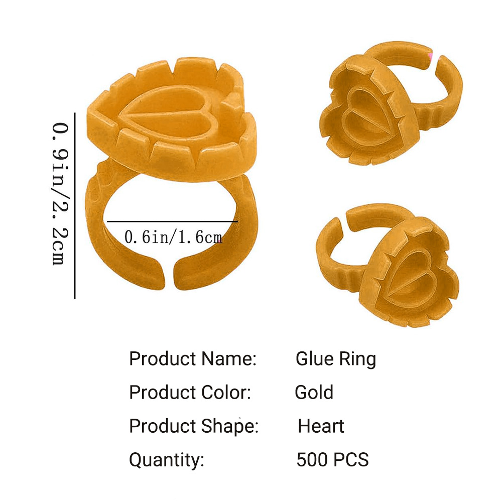 500PCS Glue Rings for Lash Ext - đánh giá và giá Eyelash Extension Adhesive