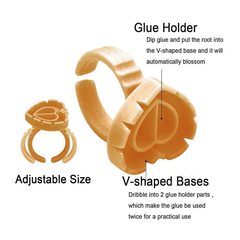 500PCS Glue Rings for Lash Ext - đánh giá và giá Eyelash Extension Adhesive