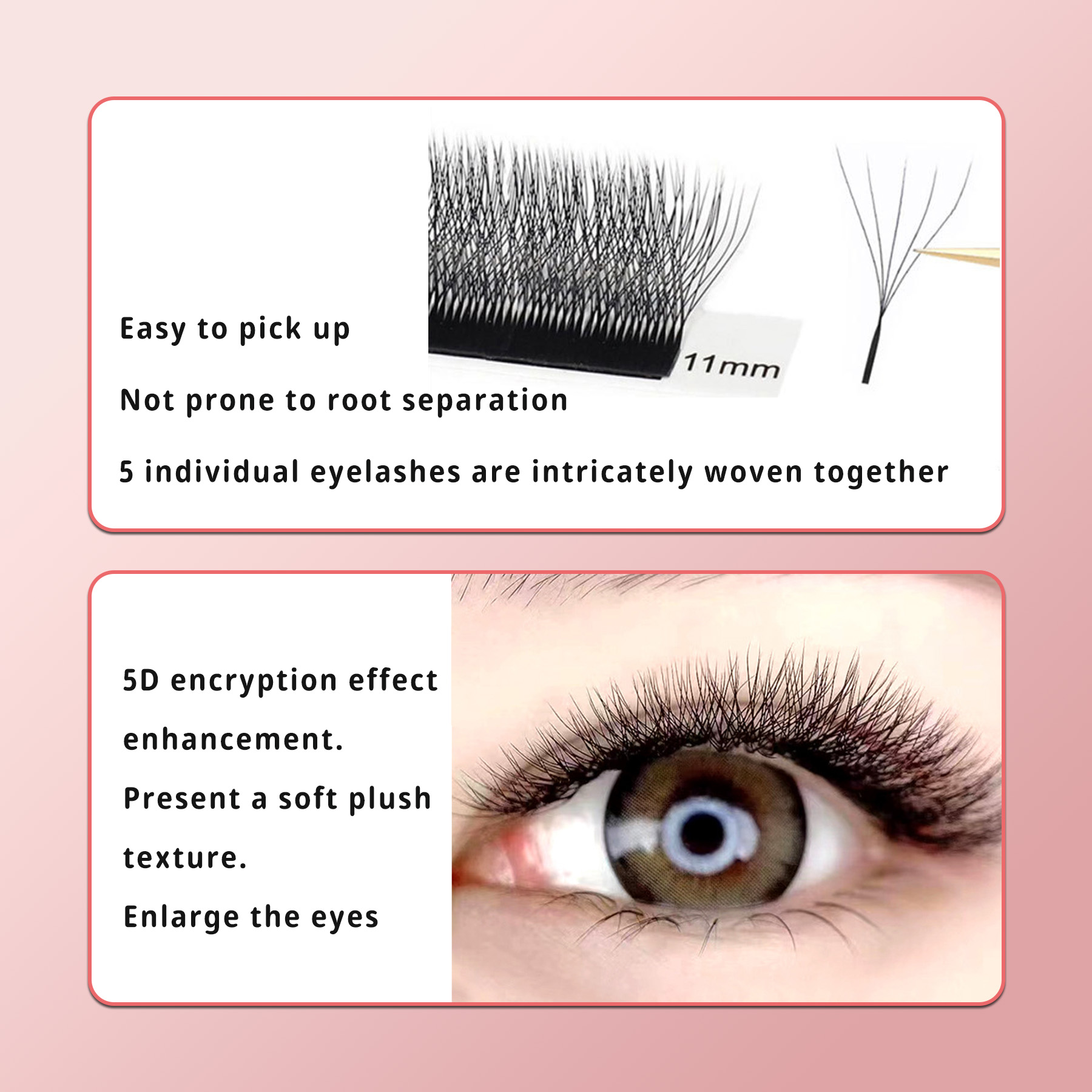 5D Hybrid Extension Eyelashes  - đánh giá và giá Eyelash Extension Hybrid