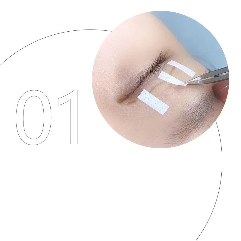 4MM Eyelash Lifting Tape Breat - đánh giá và giá Eyelash Extension Eye Mask