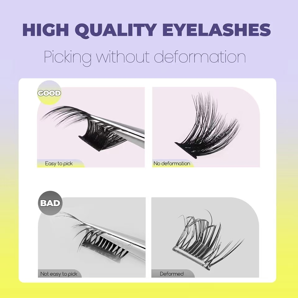QIUNING Lash Clusters Kit Indi - đánh giá và giá Lash Extension Tweezers