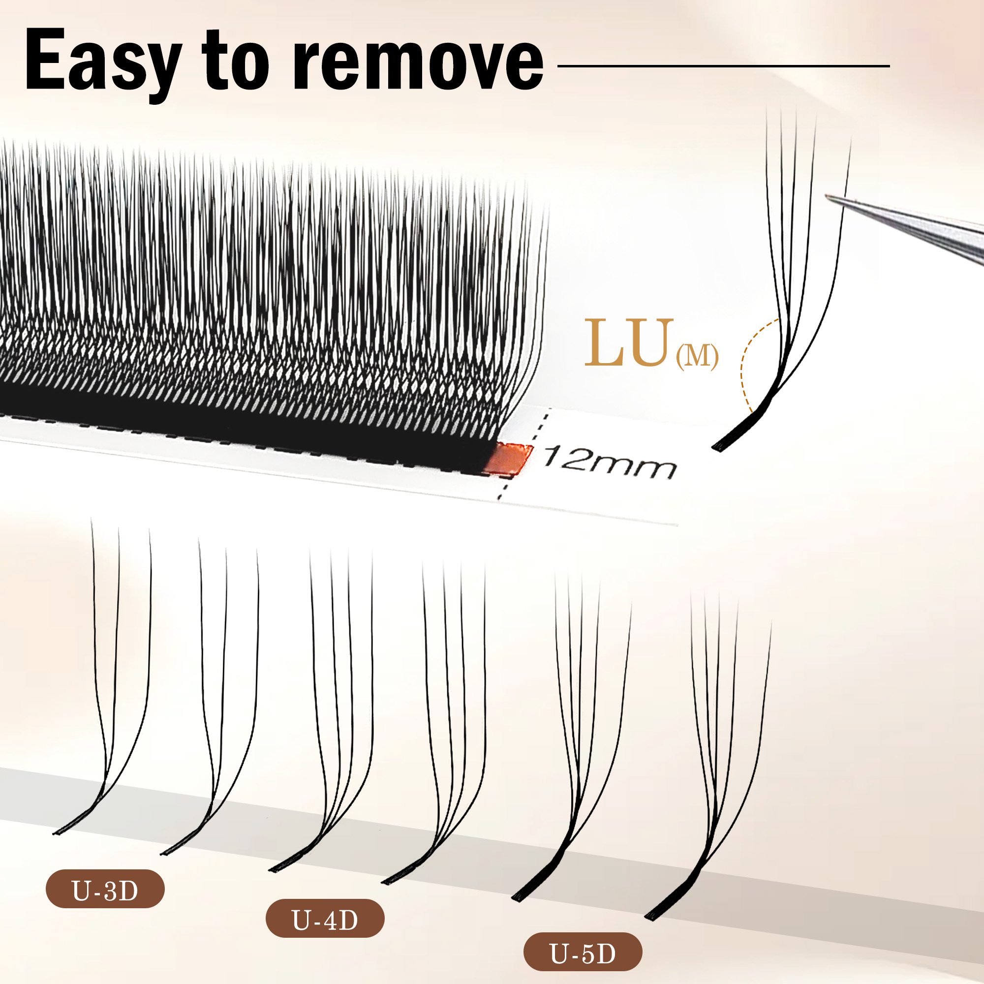 CoMango 3D 4D 5D U Shaped LU C - đánh giá và giá Eyelash Extensions Classic
