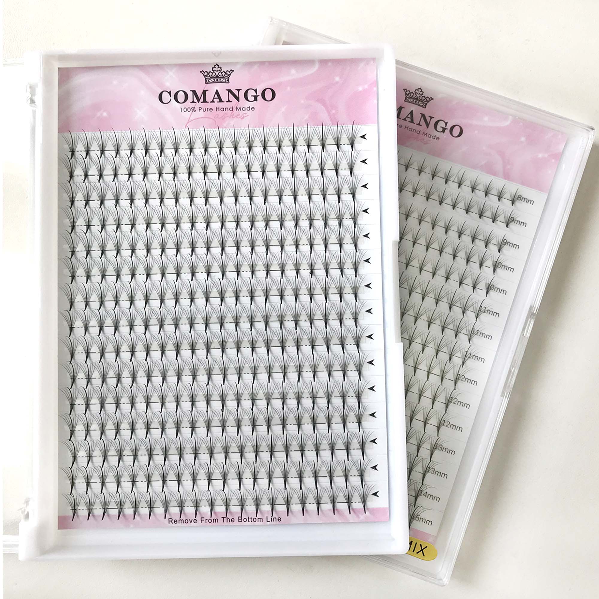 7D 300Fans Thin Pointy Base Pr - đánh giá và giá Eyelash Extension Hybrid