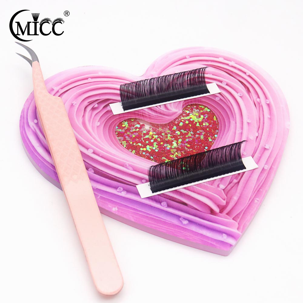 3D Heart-shaped Bling Dynamic  - đánh giá và giá Lash Extension Tweezers