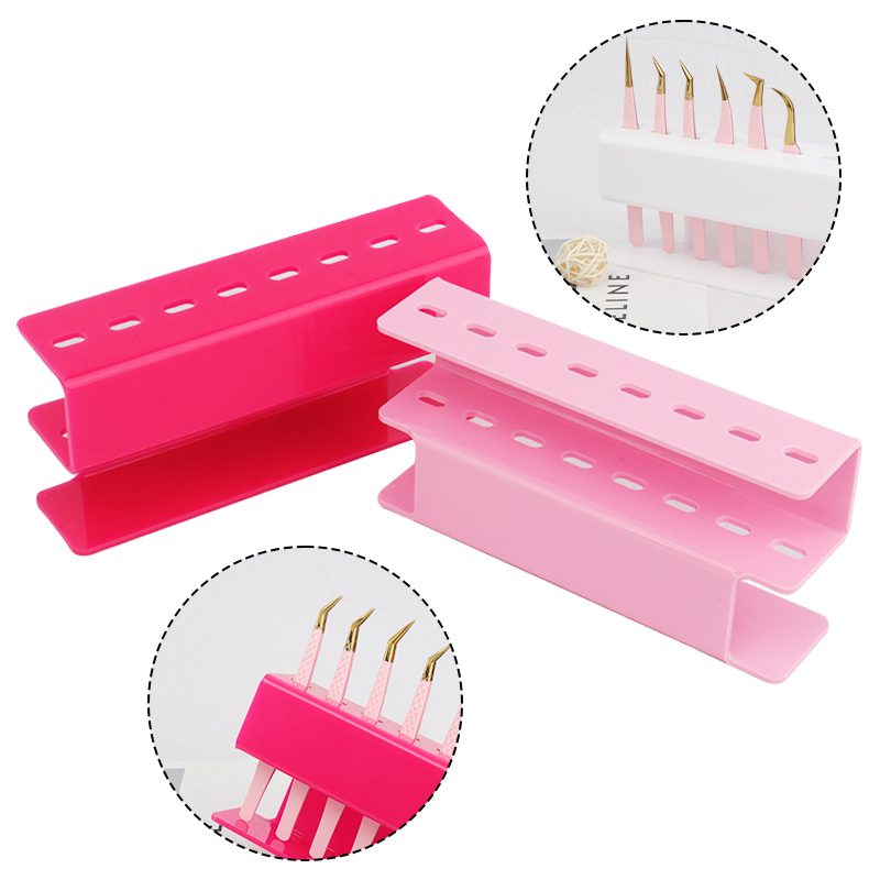 8 Holes Tweezers Display Stand - đánh giá và giá Lash Extension Tweezers