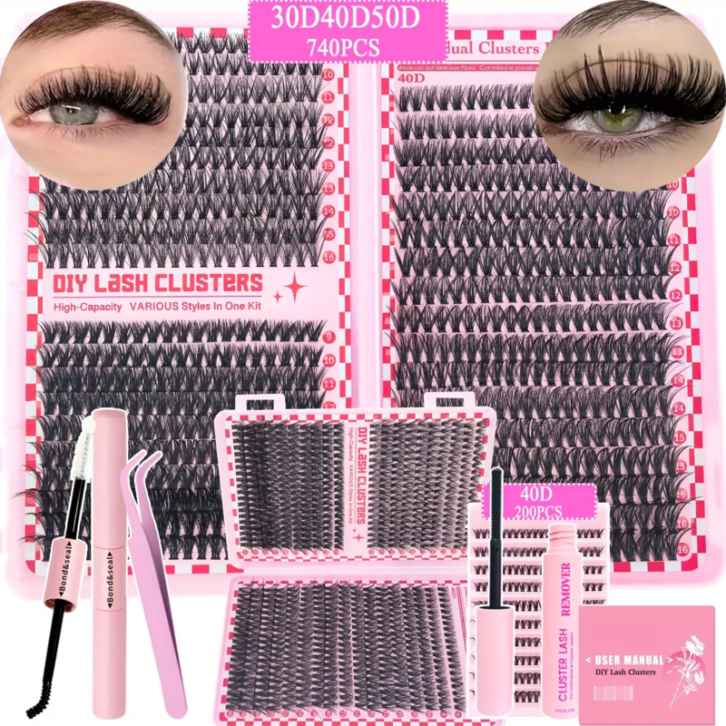 740/200pcsCluster Eyelash Exte - đánh giá và giá Lash Extension Tweezers