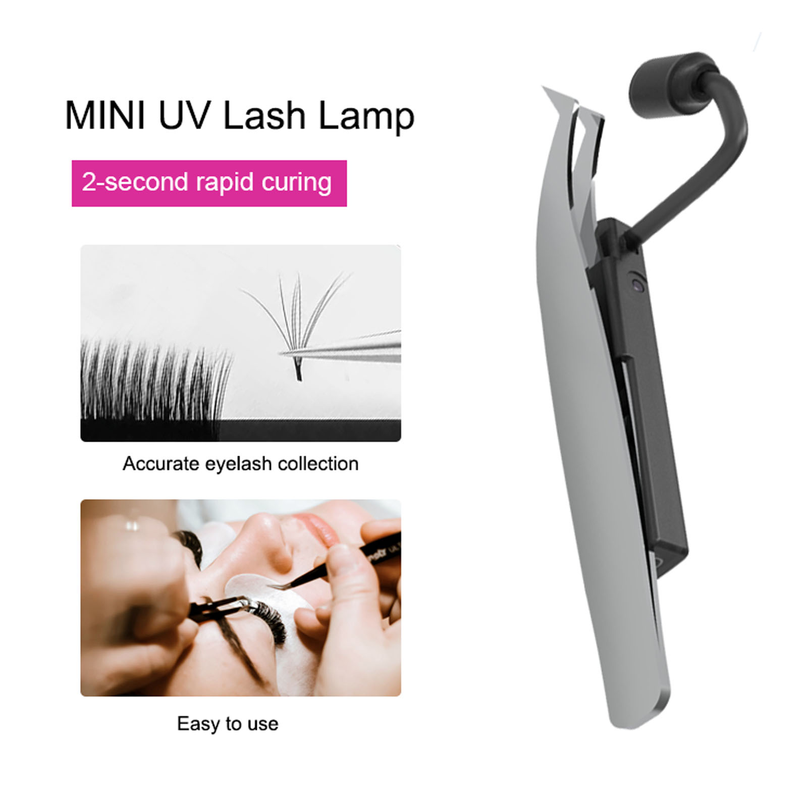 LED Lash Lamp 1W 395nm Fast Gl - đánh giá và giá Lash Extension Tweezers