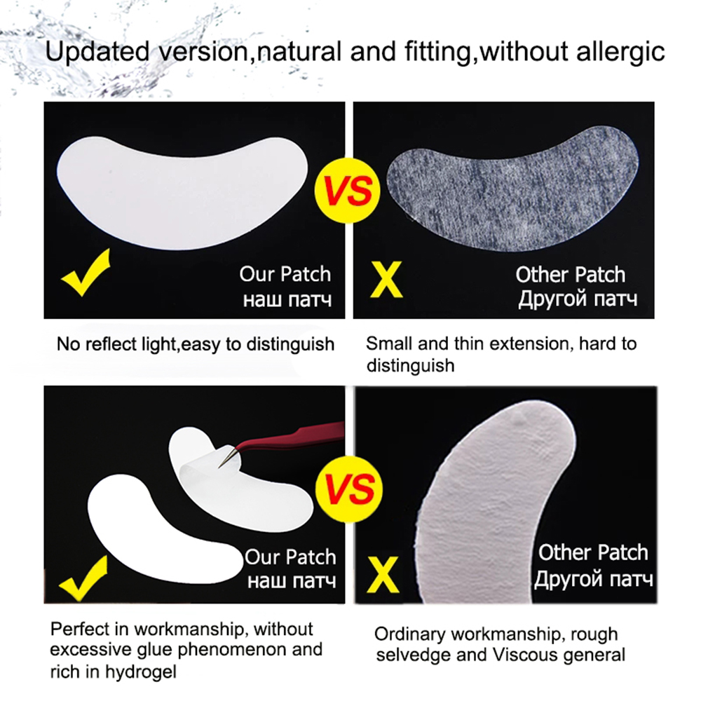 100 Pairs Wholesale Hydrogel E - đánh giá và giá Eyelash Extension Eye Mask