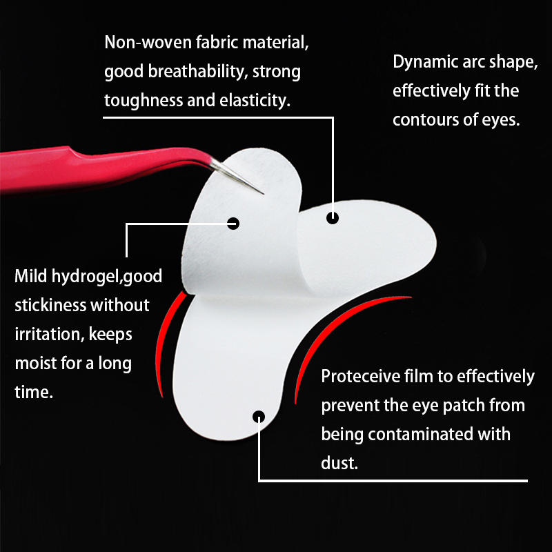100 Pairs Wholesale Hydrogel E - đánh giá và giá Eyelash Extension Eye Mask