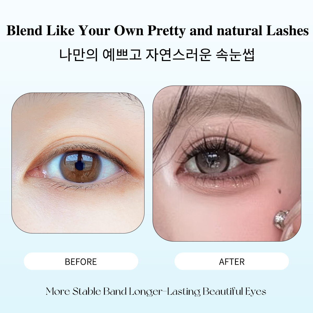 No-Glue Eyelash Clusters Ultra - đánh giá và giá Eyelash Extension Menu