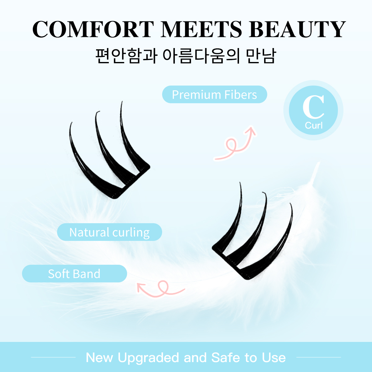No-Glue Eyelash Clusters Ultra - đánh giá và giá Eyelash Extension Menu
