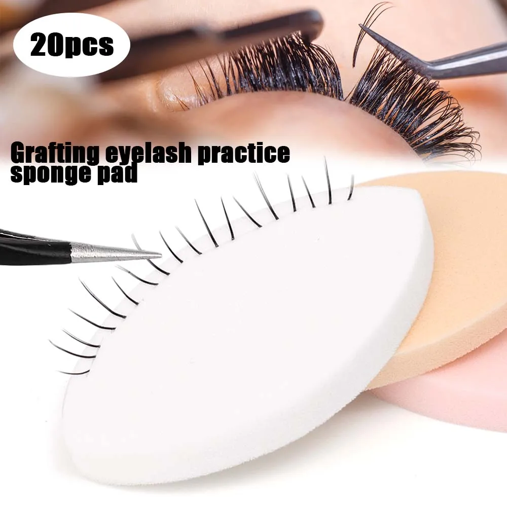 Soft Sponge False Eyelash Pads - đánh giá và giá Eyelash Extension Menu